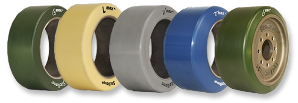 Kolečka pro manipulační techniku